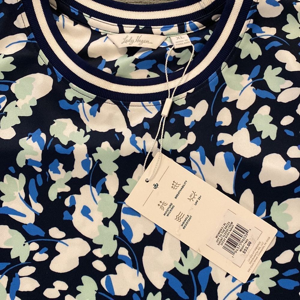Lady Hagen Short Sleeve Crew Golf Shirt Size XL